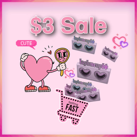 LASHES START AT $3+